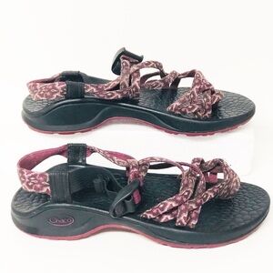 CHACO Women’s 7 Updraft Diamond Row Sandals Double Strap Strappy